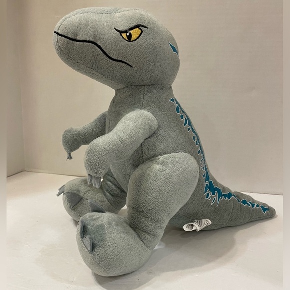 Jurassic World 11 1-2” Plush Blue Dinosaur - Picture 4 of 13